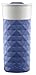Ello Ogden Ceramic Travel Mug with Friction-Fit Lid, 16 oz, Denim
