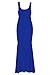 Chase Secret Womens Summer Beach Hollow Out Maxi Club Dress Small Blue