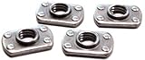 5/16-18 Multi-Projection Tab Weld Nuts/Steel/Plain