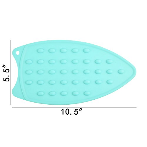 Kloud City Pack of 2 Assorted Color Heat-resistant Silicone Mat Rest Pad For Ironing Board Steam Compact Iron