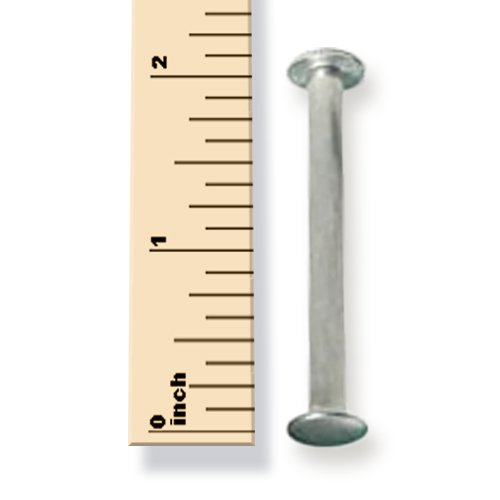2 in. Aluminum Chicago Screws/Screw Posts (Qty 100 Sets)