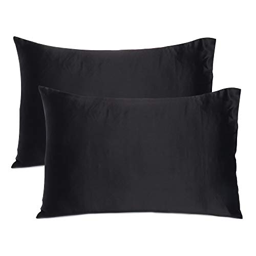Fashion Decor Hub Pillowcase Set 300 TC Satin Soft Comfortable Pillow Case Satin Silk Pillow Cover for Hair and Skin Home Bedroom Decor Pack of 2 PC Fashion Decor Hub Pillowcase Set 300 TC Satin Soft Comfortable Pillow Case Satin Silk Pillow Cover for Hair and Skin Home Bedroom Decor Pack of 2 PC