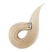 SEGO 40 Pieces Rooted Tape in Hair Extensions Human Hair Seamless Skin Weft 100% Real Remy Invisible Tape Hair Extensions Straight Double Sided #60 Platinum Blonde, 18 Inch (100 Gram)