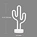 HONGM Cactus Neon Signs LED Neon Light Sign with Holder Base Battery Powered/USB for Party Supplies Girls Room Decoration Accessory for Party Table Decoration Children Kids Gifts
