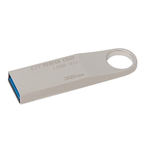 Kingston-Technology-DTSE9G232GB-Data-Traveler-SE9-G2-32-GB-USB-30-WindowsMac-Metal-Casing-Silver