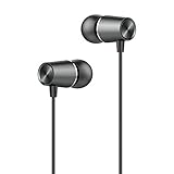 Doosl Ear buds, Metal Noise Isolating Earbuds Hi-Fi Music In Ear headphones Wired earphones for iPhone iPad Android Smartphones Macbook Tablets etc