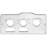 Peterbilt AC Heater Control Plate w Holes Left + Center