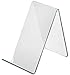 Azar Displays 515415 2.5-Inch Width by 5-Inch Depth by 4.125-Inch Height Acrylic Easel Display, 10- Pack