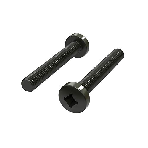 Photo 1 of TCH Hardware 50 Pack Steel Rack Mount Screws 10-32 x 1-1/4" Pan Head - Phillips & Flat Drive