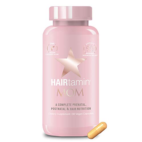 Hairtamin MOM Vegan Prenatal & Postnatal Multivitamin Supplement & Hair Growth Vitamin Pregnancy