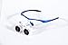 High Quality Colorful Surgical Binocular Loupes Optical Glass Loupe 3.5X420mm with LED Head Light Lamp (Blue)