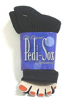 Pedi sox black 1 pair