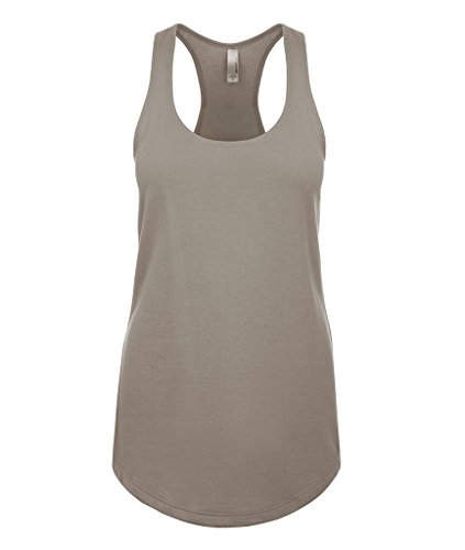 Next Level The Ideal Racerback Tank Small Warm Grey