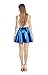 Simplicity Women's Metallic Skirt Ballet Dance Disco Pleather Skater Holographic Skirt