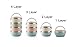 Spill Proof Dog Cat Travel Bowl Portable 304 Stainless Steel Multiple Layers Pet Water Food Storage Container with Invisible Handle for Pet Outdoor Traveling Raised Feeding (4 Layer)