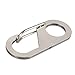 SWATOM Aluminum Carabiner Clip Snap Hook Keyring 1.6/1.8/2.2/2.4/2.8 Inch Carabiners Keychains Black(10P/20P) (1.7 inch White)