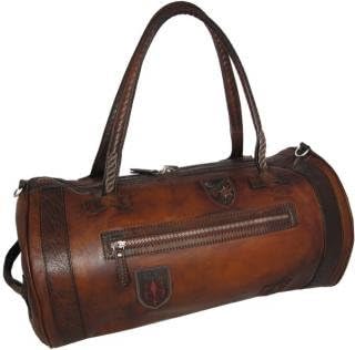 Pratesi Mens Italian Leather NORDKAPP 177 - Travel bag, Brown