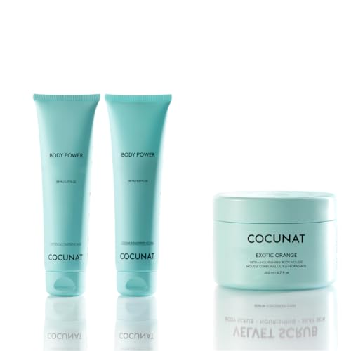 COCUNAT - Body Power + Exotic Orange - Powerful Anti-Cellulite Reducer - Firming Body Mousse - Cellulite Fights - Fast Absorption