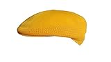 Newsboy Style Golf Hat - Men's & Ladies Golf Cap Multiple Sizes Available (Yellow, X-Large)