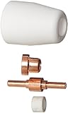 Lotos LCON90 90 pcs Consumables Nozzle Electrode Cup and Ring for Lotos Plasma Cutters LT3500, LT5000D, CT520D