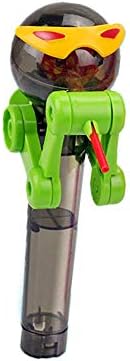 EDTO Creative Kid Toy Creative Lollipops Artifact Funny Eating Lollipop Robot Holder Stand Gifts Toy (A)