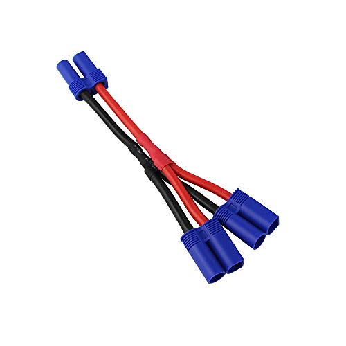 2stücke EC5 parallel Batterie anschlusskabelverlängerung y Splitter für DJI Phantom rc Modus Hubschrauber Quadcopter – Bild 3