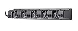 Alpine Industries Mop and Broom Holder 5 Slots 6 Hooks – Durable, Wall Mounted Cleaning Tools Rack Hanger for Home Kitchen Garden Garage Basement Use