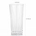 PEMOTech Plastic Drinking Glasses, [4 Pack] 16 Oz Restaurant Quality Clear Acrylic Drinking Glasses Cups Set, 100% BPA-free Unbreakable Glasses Water Tumblers Dishwasher Safe Plastic Glassware Set