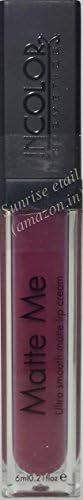 INCOLOR Incolor Matte Me 411 Ultra Smooth Lip Cream-Dark Cerise/Purplish