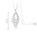 Nataliya Long Pendant Necklace (Opal Angle Eye Pendant)
