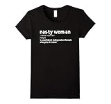 Women's Nasty Woman Definition T-Shirt Medium Black