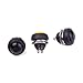Cylewet 12Pcs 12mm Waterproof Momentary On Off Reset Push Button Switch Mini Round Switch 6 Colors(Pack of 12) CYT1088