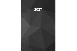 Agenda 2027 Francais: Mensuel et Semainier Professionnel , A5 janvier à décembre , Noir Simple