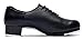 Joocare Men's Oxford Lace up Jazz Tap Dance Shoes (10, Black)