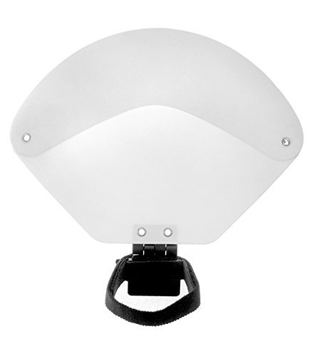 Demb Wedding Pro Saucer Flip-it! - Extra Large 7.5" x 9" Articulating Dish-shaped Flash Reflector. Controls Proportion Between Ceiling Bounce and Reflector Bounce. - Thumbnail 4