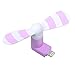 Seekermaker Mini Fan Portable Cooling Fan Phone Fan for iPhone 5 5s 5c SE iPhone 6 6s Plus iPad and iPad mini (Purple)