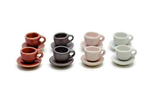 12 Mix Set Vintage Coffee Mug Tea Cup Dollhouse Miniatures Food Kitchen by Cool Price
