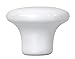 Harrier Ceramic Cabinet Door and Drawer Knobs, White, 25 Pack