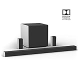 VIZIO SB46514-F6 46-Inch 5.1.4 Premium Home Theater Sound System with Dolby Atmos and Wireless Subwoofer Plus Rear Surround Speakers