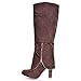 Knee High Boots for Women Sexy Over-The-Knee Boots Suede Zipper Heel Boot Trendy Chunky Block Heel Boots
