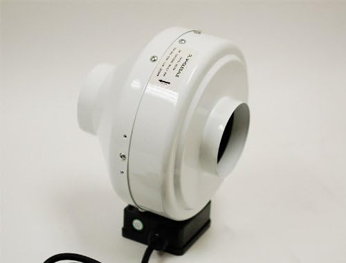 6" High Outlet Hydroponics Inline Duct Fan