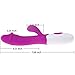 30-Speed Waterproof Vibrating Frequency Bending Head Silica Gel Vibrator to Stimulate and Massage G-Spot and Clitoris Female Masturbator Couple's Sexual Flirting Toy