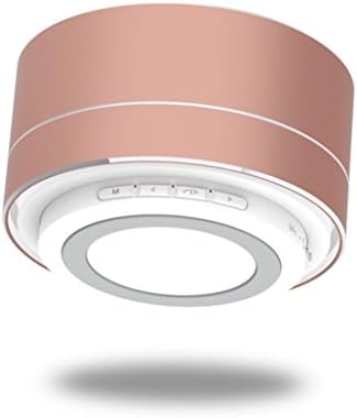 Bluetooth Speaker,Bluetooth Wireless Boombox Stereo Speaker Portable For Phone Tablet (Rose Gold)