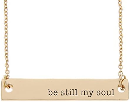 Be Still My Soul Bar Necklace - LDS Jewelry - LDS Necklace