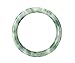 Karatgem Jewelry Natural Jadeite Jade Round Bangle Bracelet 58-61mm Inner from US Warehouse (Medium, 58-61 mm Inner)