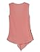 Flora Florida Womens Tanktop Deep V Chiffon Irregular Casual Flowy Tunic Tops