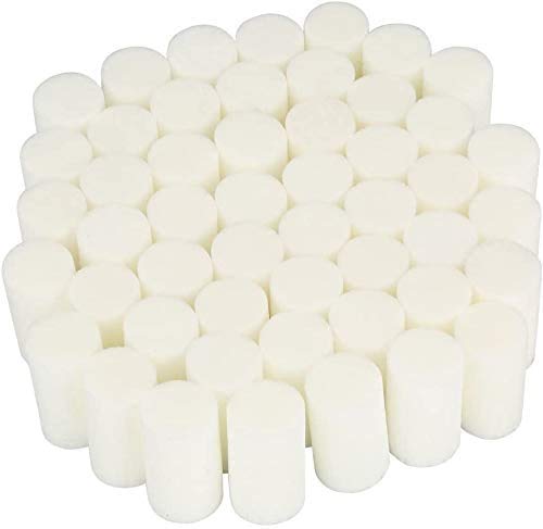 Pump Prefilter, 50Pcs Pump Filter Element for Air Compressor, Pump Pre Filter Sponge for Electric High Pressure 30MPa Air Compressor Replacement Part