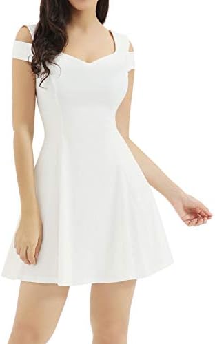 Cold shoulder cocktail dress for wedding Clearance