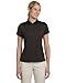 Adidas Golf A120 Ladies Climalite Classic Stripe Short Sleeve Polo, Black/University Red, X-Large