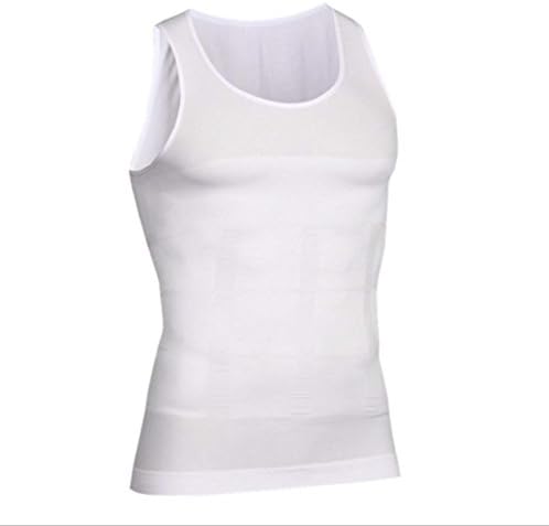 NAERFB Mens body shaper slimming shirt size of the chest slim by weight to loose the tank of compression muscle shapewear vest